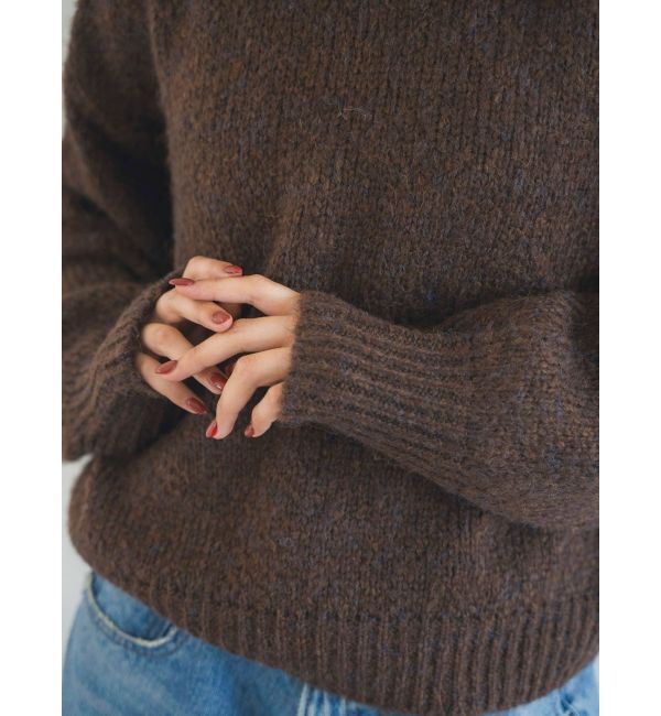 Ungrid「カラーモヘヤ混ルーズニット」|ニット・セーター|