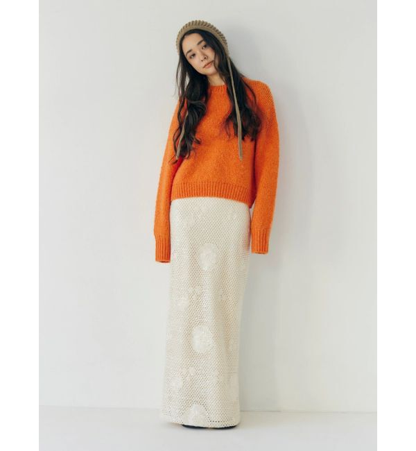 Ungrid「カラーモヘヤ混ルーズニット」|ニット・セーター|