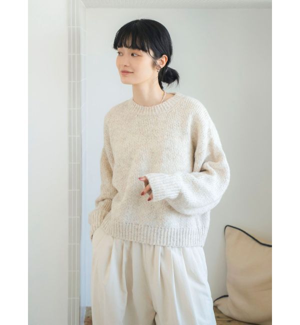 Ungrid「カラーモヘヤ混ルーズニット」|ニット・セーター|