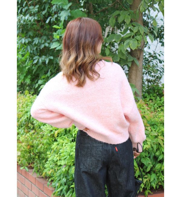 Ungrid「カラーモヘヤ混ルーズニット」|ニット・セーター|