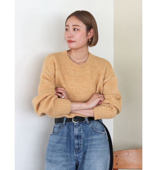 Ungrid「カラーモヘヤ混ルーズニット」|ニット・セーター|