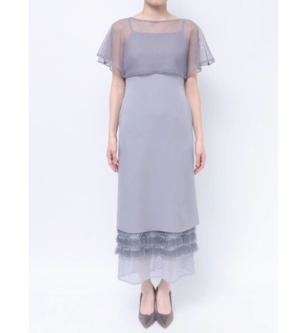 LAGUNAMOON「LADYレイヤードテクスチャーワンピース」|ドレス|