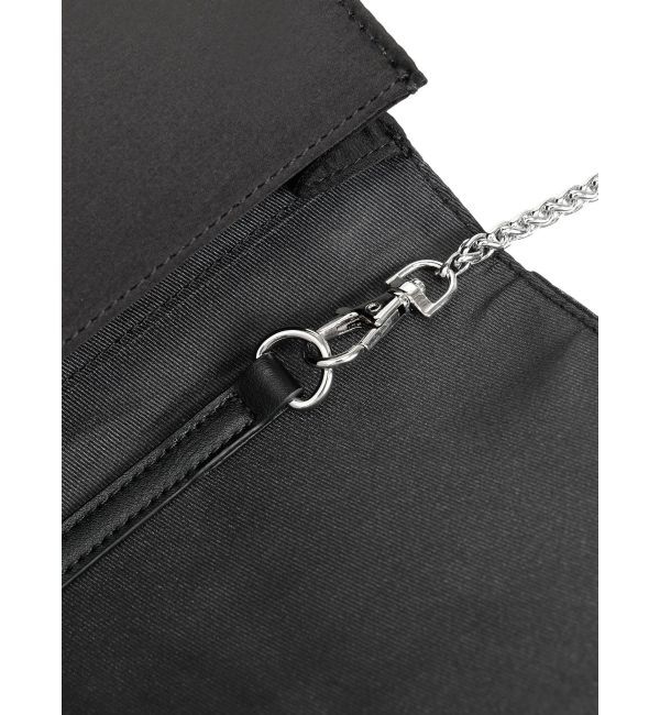 LAGUNAMOON「サテンリボンクラッチバッグ」|クラッチバッグ|