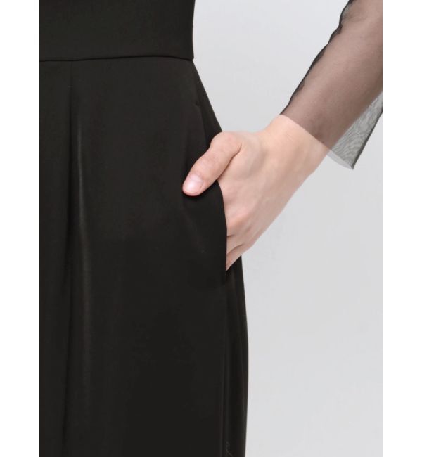 LAGUNAMOON「LADYフリルオフショルコンビネゾン」|ドレス|