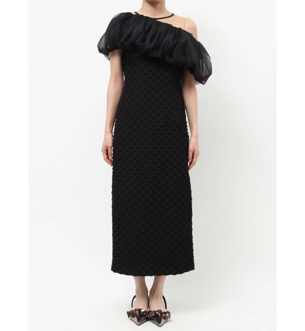 LAGUNAMOON「LADYチュールオフショルIラインドレス」|ドレス|