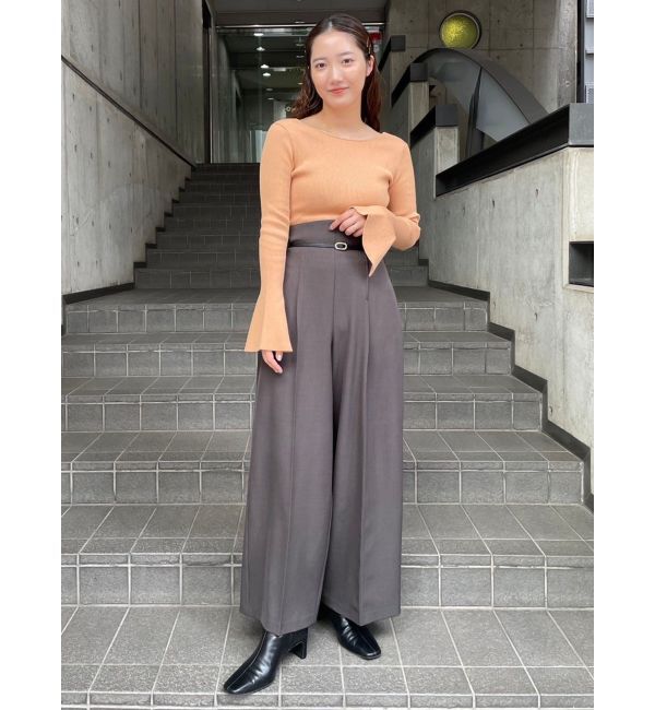 LAGUNAMOON「フレアスリーブ2WAYニットプルオーバー」|ニット・セーター|