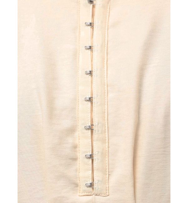 LAGUNAMOON「バルーンカフスフロントホックタックワンピ」|ワンピース|