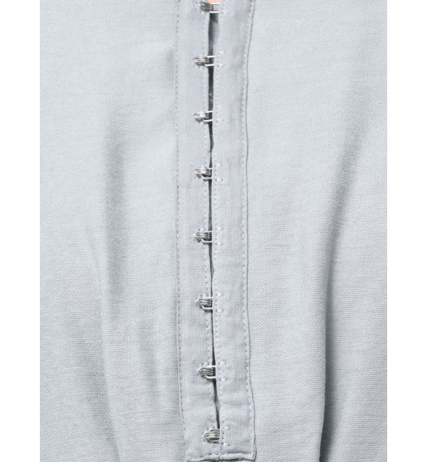 LAGUNAMOON「バルーンカフスフロントホックタックワンピ」|ワンピース|