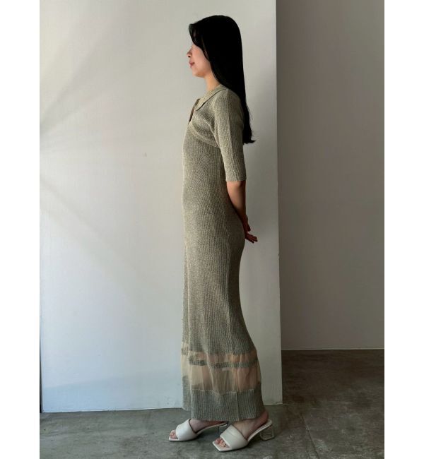 LAGUNAMOON「【追加生産】クロップドカーデセットニットワンピース」|ワンピース|