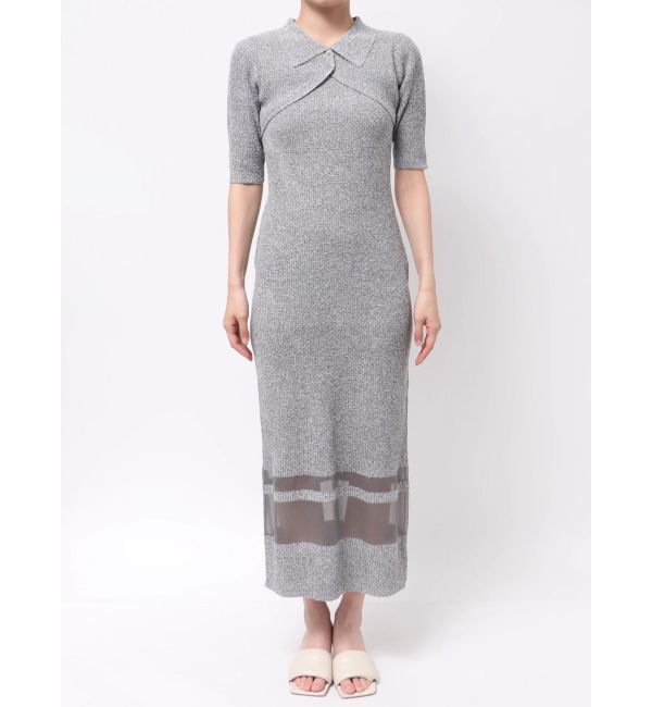 LAGUNAMOON「【追加生産】クロップドカーデセットニットワンピース」|ワンピース|