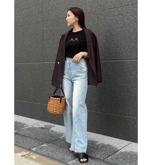 LAGUNAMOON「LAGUNA CATラインニットプルオーバー」|ニット・セーター|