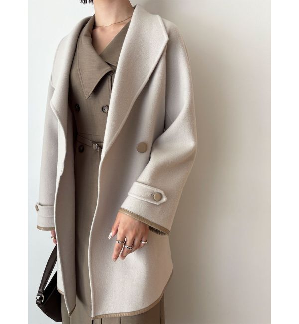 LAGUNAMOON「アシンメトリーカラーナローフレアワンピース」|ワンピース|