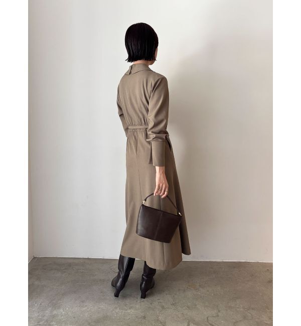 LAGUNAMOON「アシンメトリーカラーナローフレアワンピース」|ワンピース|