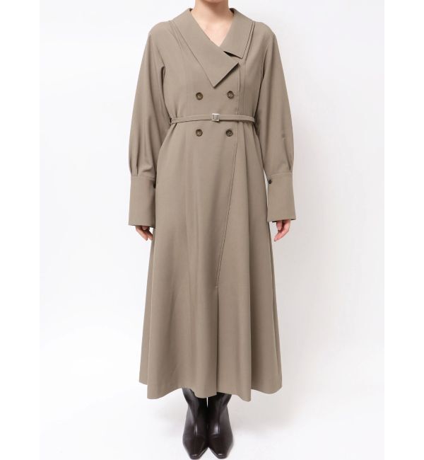 LAGUNAMOON「アシンメトリーカラーナローフレアワンピース」|ワンピース|