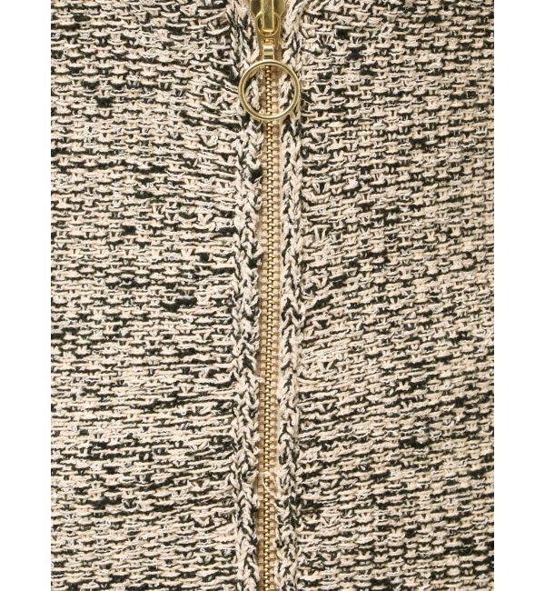 LAGUNAMOON「ニットツイードフリンジジャンパースカート」|ジャンパースカート|