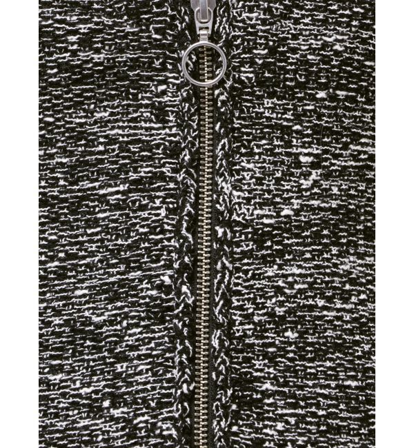 LAGUNAMOON「ニットツイードフリンジジャンパースカート」|ジャンパースカート|