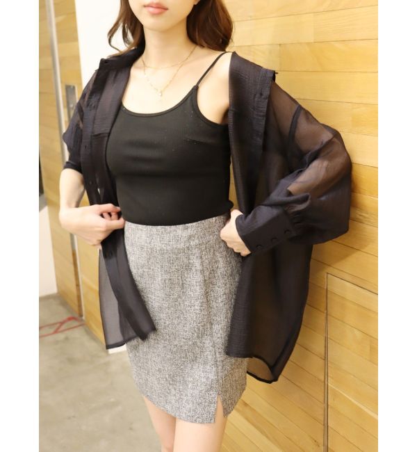 EVRIS「サマーツイードミニスカート【セットアップ着用可能】」|スカート|