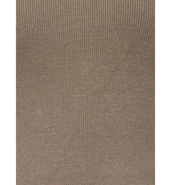 GYDA「ボトルネック ハーフスリーブニット フレアワンピース」|ワンピース|