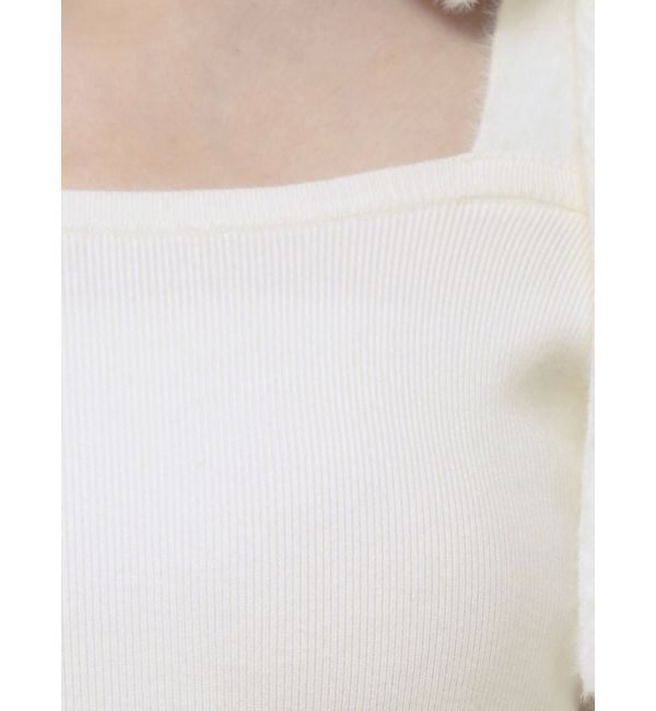 GYDA「shoulderリボンタイトリブニットワンピース」|ワンピース|