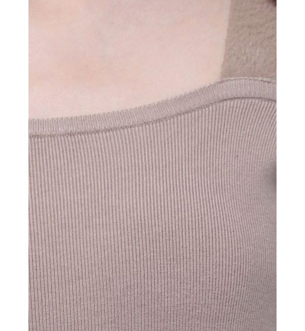 GYDA「shoulderリボンタイトリブニットワンピース」|ワンピース|