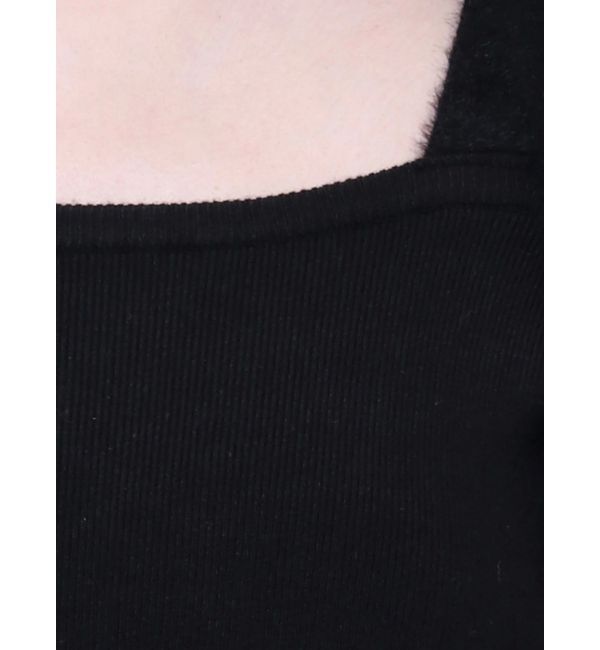 GYDA「shoulderリボンタイトリブニットワンピース」|ワンピース|