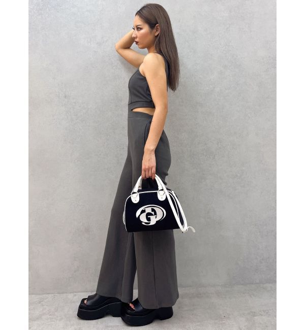 GYDA「バックZIPテレコロンパース」|オールインワン|