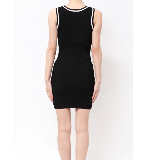 GYDA「SymmetryGYDA ラインリブニットワンピース」|ワンピース|