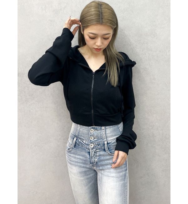 GYDA「GYDA Short ラメパーカー【SETUP着用可】」|パーカー|