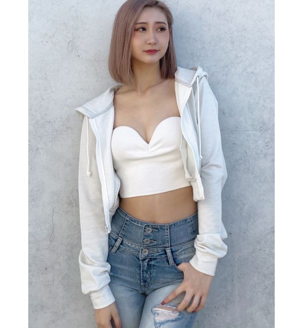 GYDA「GYDA Short ラメパーカー【SETUP着用可】」|パーカー|