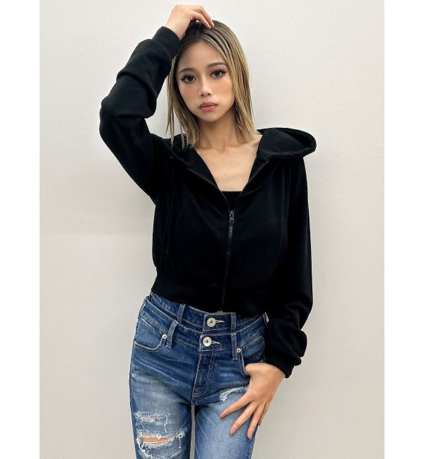 GYDA「GYDA Short ラメパーカー【SETUP着用可】」|パーカー|