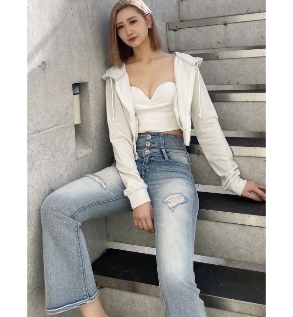 GYDA「GYDA Short ラメパーカー【SETUP着用可】」|パーカー|