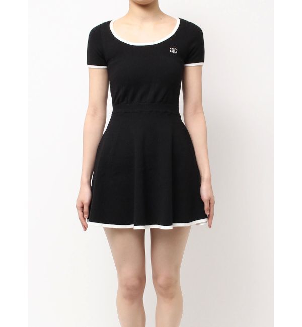 GYDA「SymmetryGYDA ラインフレアニットワンピース」|ワンピース|