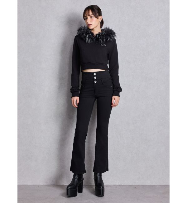 GYDA「Gyda bijouファーパーカー」|パーカー|