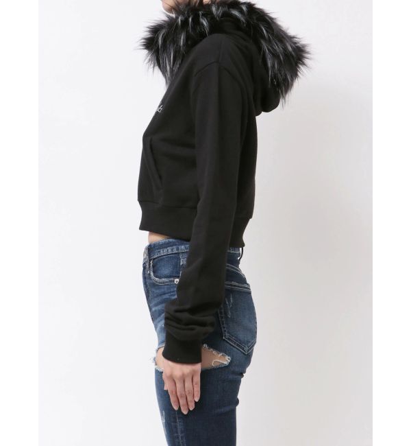 GYDA「Gyda bijouファーパーカー」|パーカー|