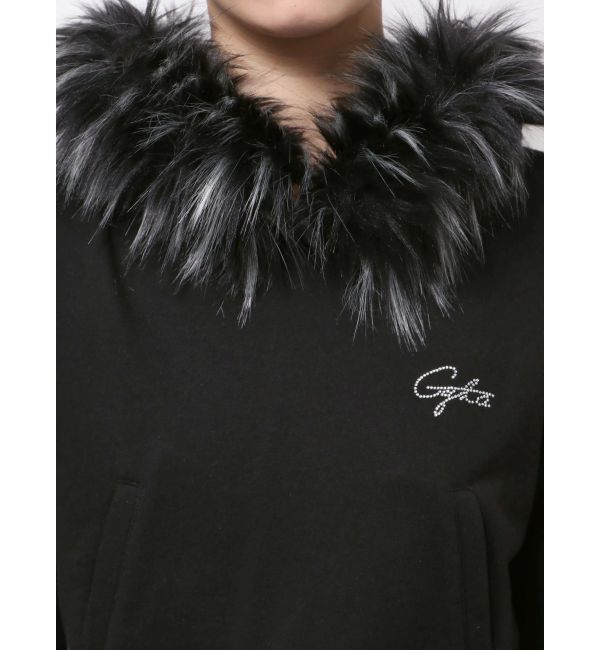 GYDA「Gyda bijouファーパーカー」|パーカー|