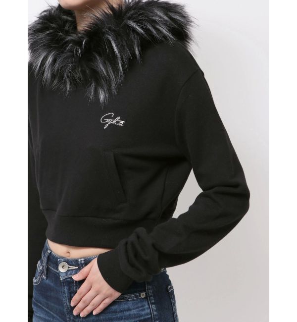 GYDA「Gyda bijouファーパーカー」|パーカー|