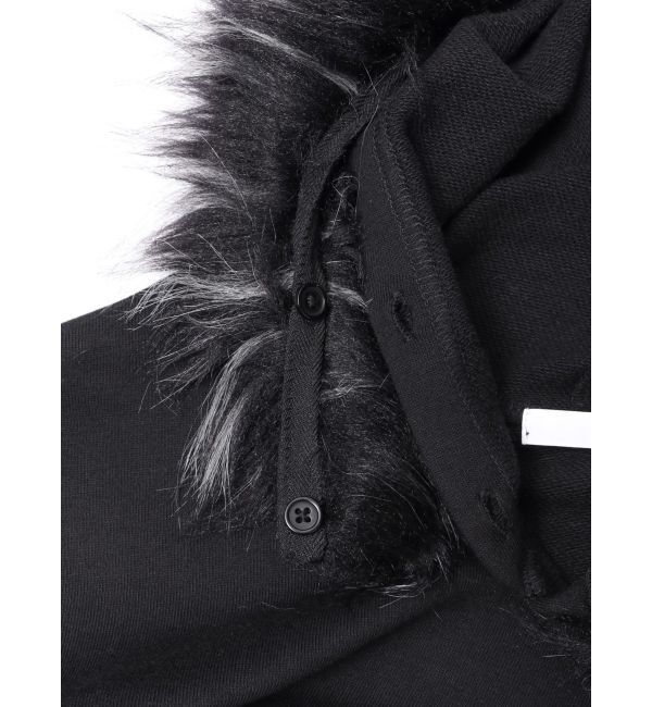 GYDA「Gyda bijouファーパーカー」|パーカー|