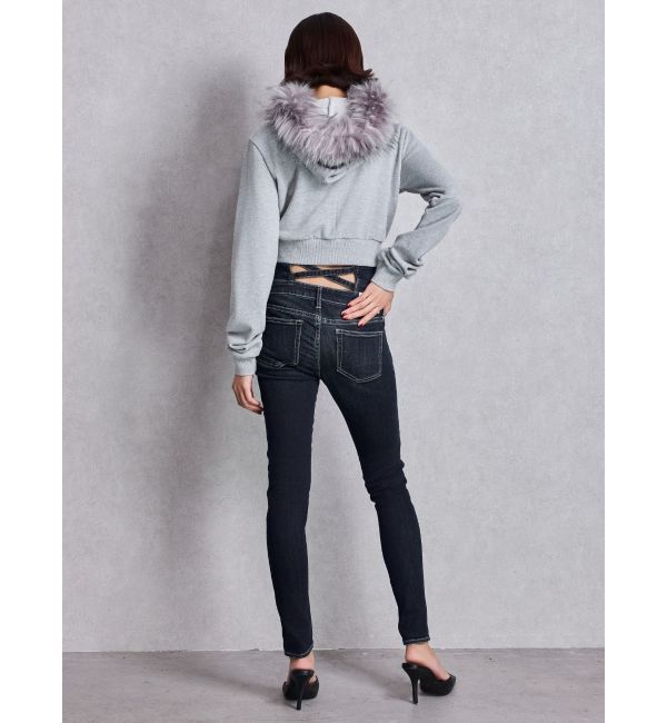 GYDA「Gyda bijouファーパーカー」|パーカー|