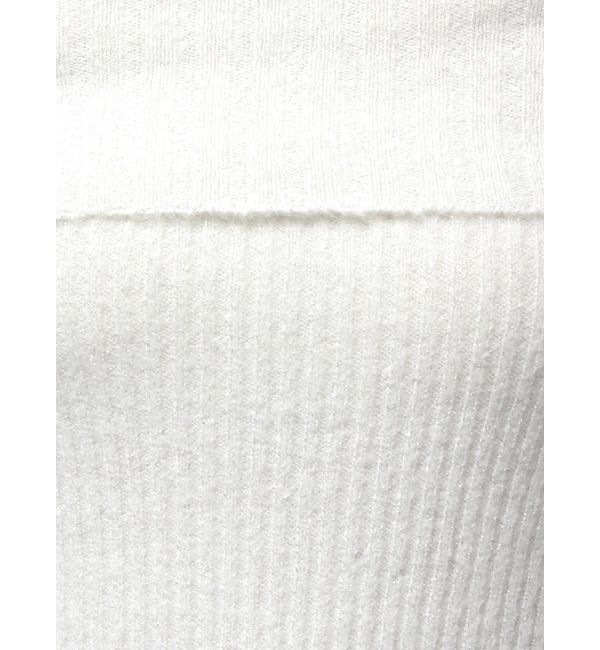 GYDA「2WAYオフショルラメニットチュニック」|チュニック|