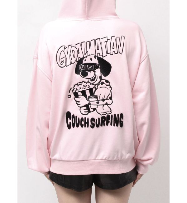 GYDA「COUCH SURFING GYDALMATIANスウェットパーカー」|パーカー|