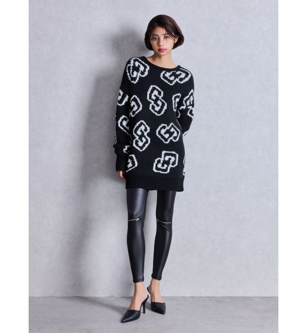 GYDA「GG FRAME ニットトップス」|ニット・セーター|