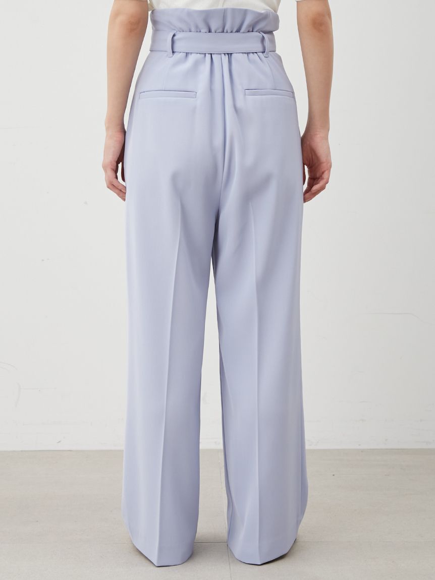 Mila Owen「【UV加工】ドライタッチペーパーバッグパンツ」|チノ|