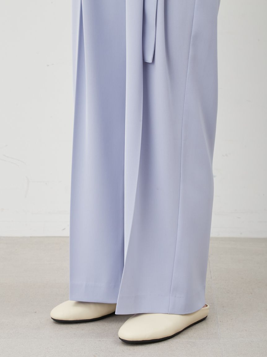 Mila Owen「【UV加工】ドライタッチペーパーバッグパンツ」|チノ|