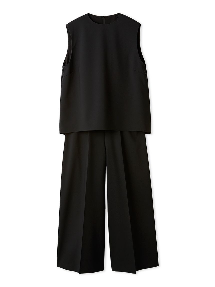 Mila Owen「【セットアイテム】ノースリトップスワイドパンツSET UP」|ワンピース|