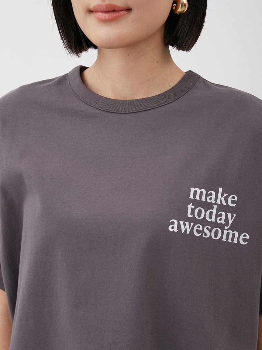 Mila Owen「短丈ワイドグラフィックTシャツ」|Tシャツ・カットソー|