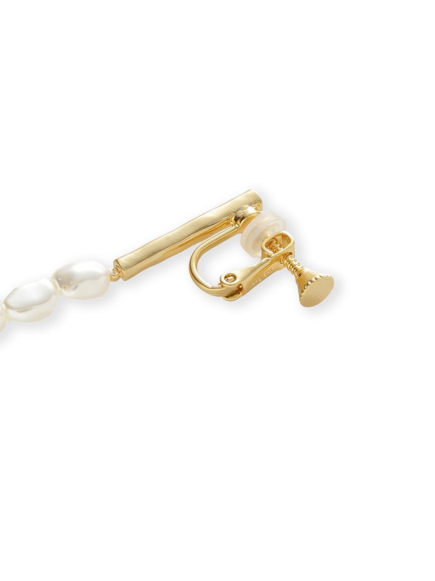 Mila Owen「メタルボールチャームイヤリング」|イヤリング|