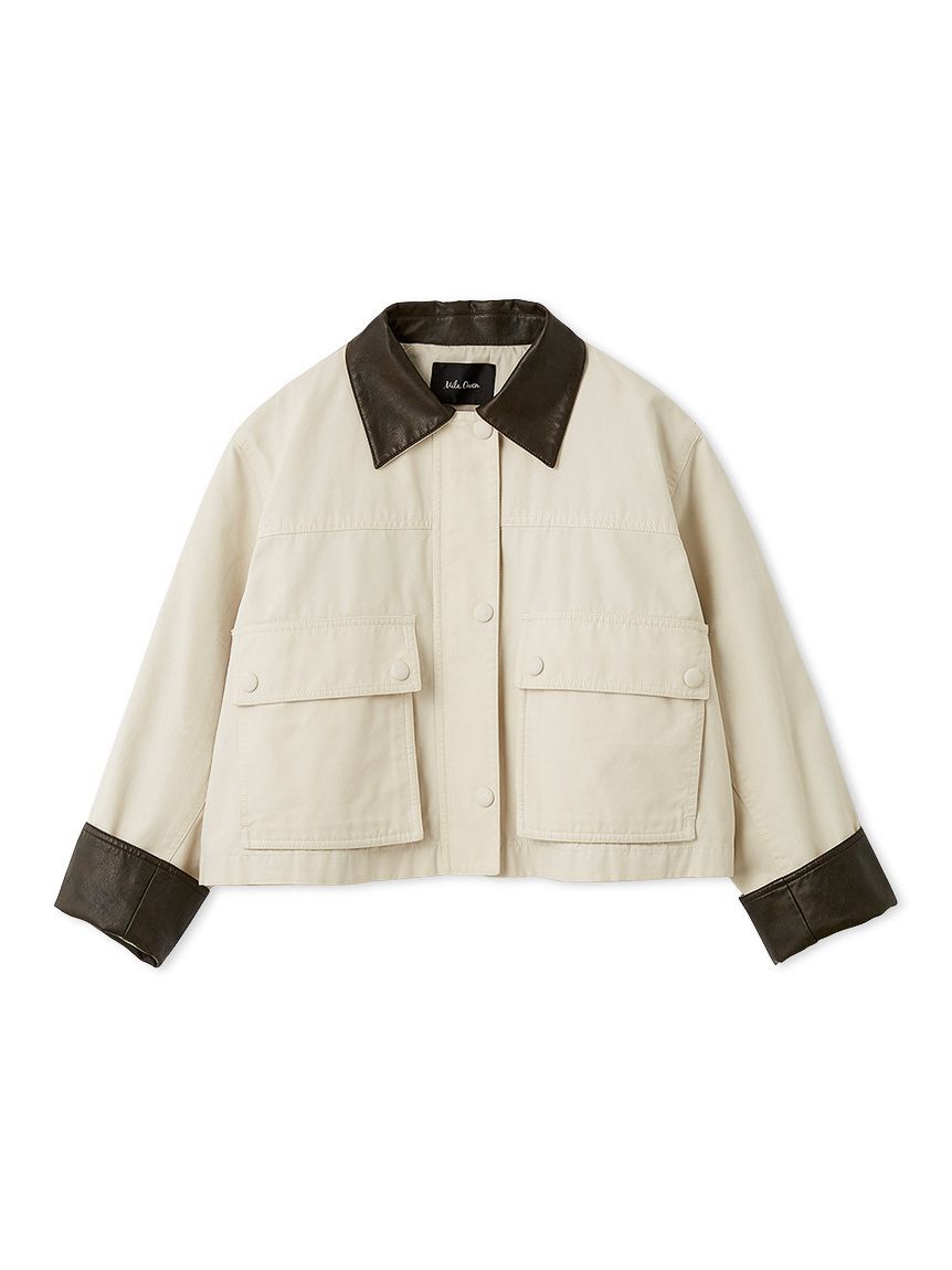 Mila Owen「ショートテントシルエットハンティングジャケット」|ミリタリージャケット|