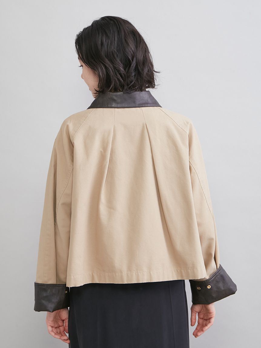 Mila Owen「ショートテントシルエットハンティングジャケット」|ミリタリージャケット|