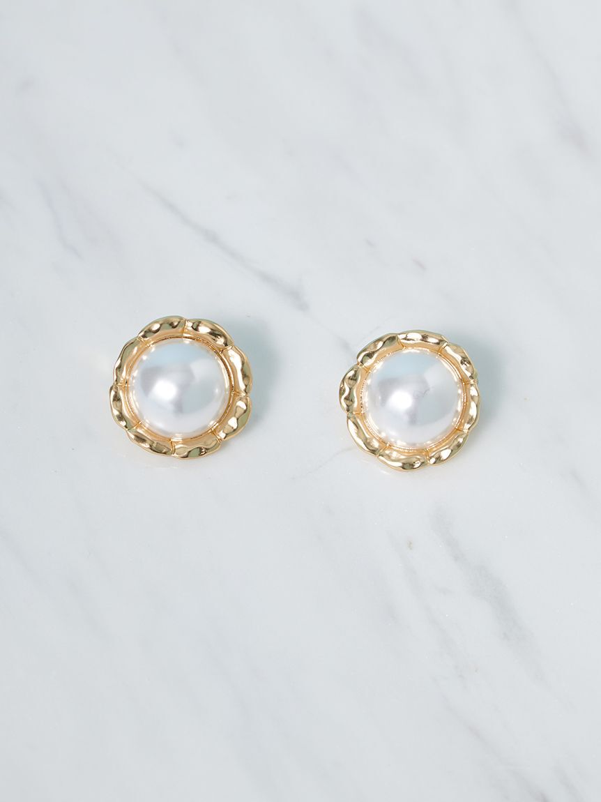 Mila Owen「メタルボリュームイヤリング」|イヤリング|A