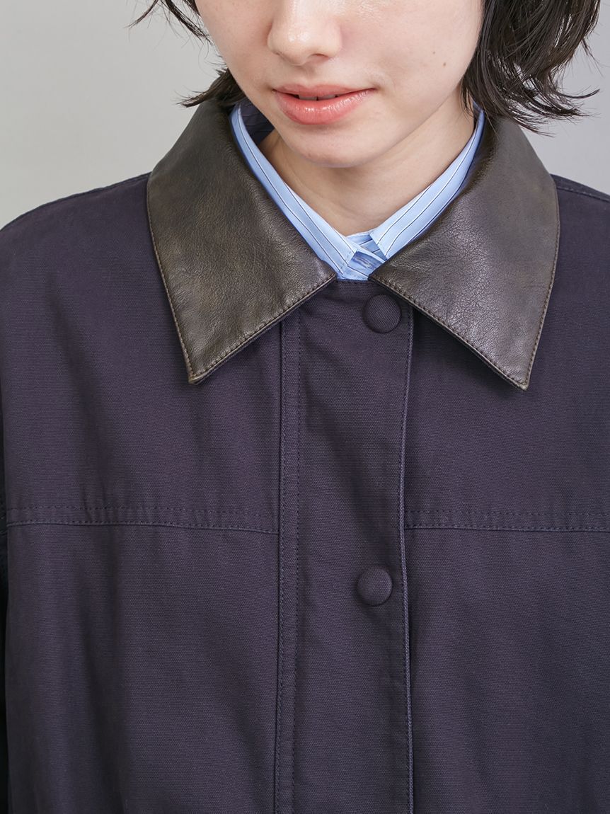 Mila Owen「ハーフ丈ハンティングジャケット」|ミリタリージャケット|